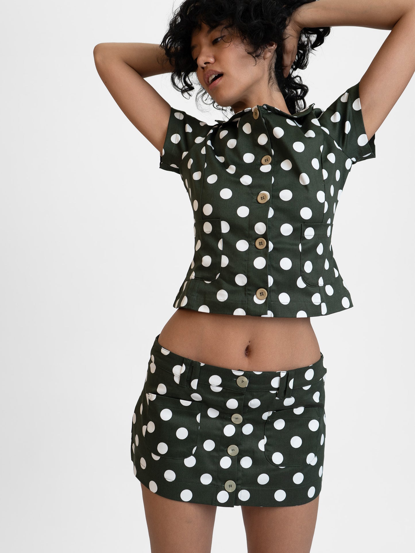 Button Suit Top