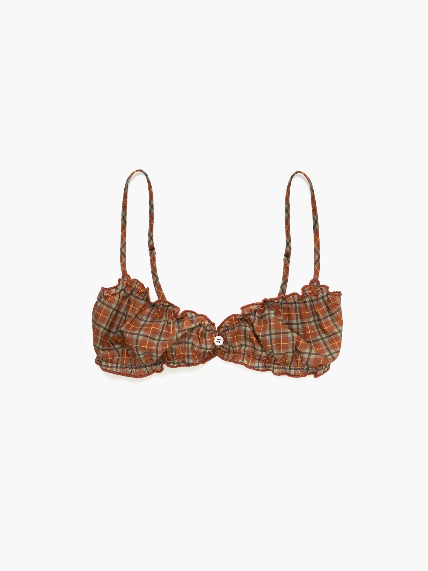 Oddli Plaid Bralette