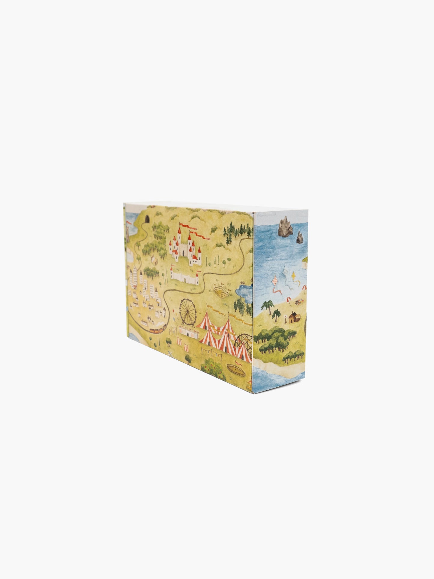 Hand Painted Oddli World Map Box