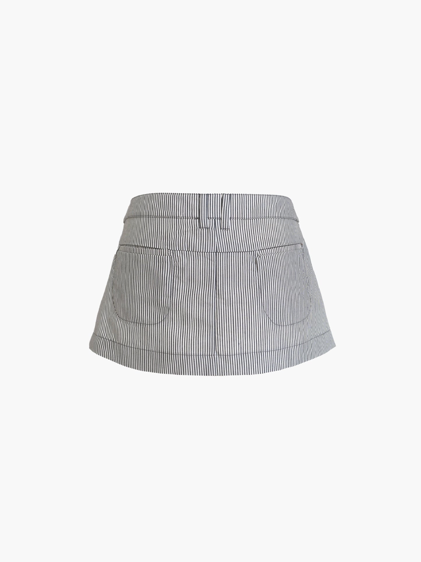 Button Suit Mini Skirt