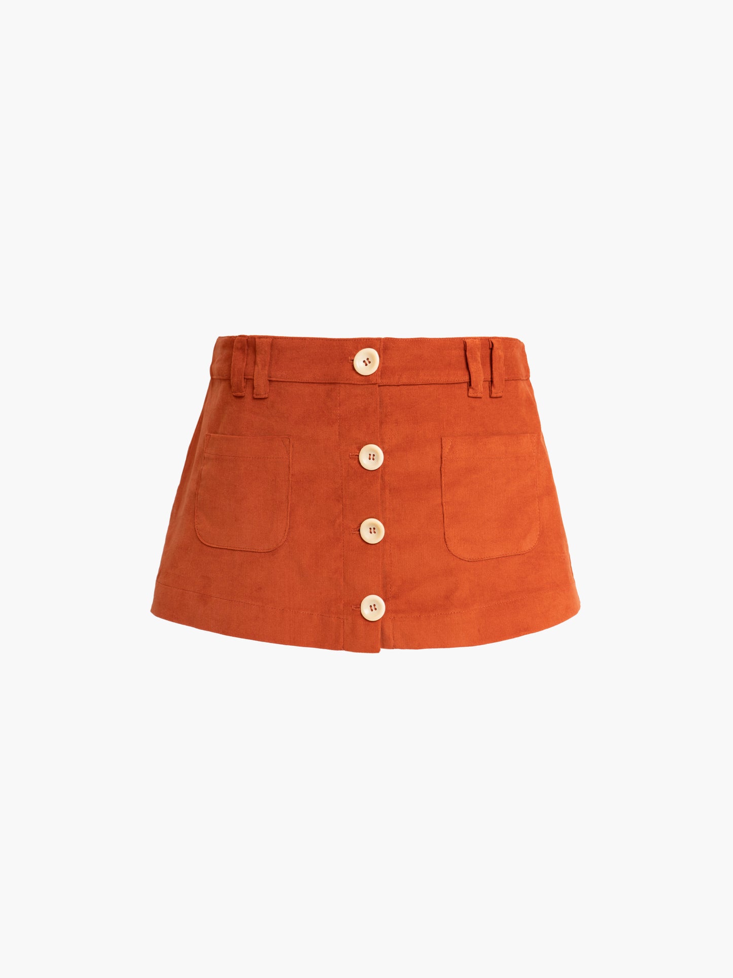 Button Suit Mini Skirt