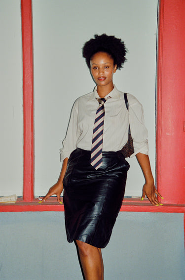 Striped Silk Tie