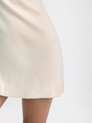 Knit 3/4 Sleeve Boatneck Dress