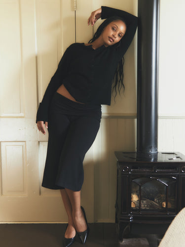 Oddli Everyday Cardigan - black