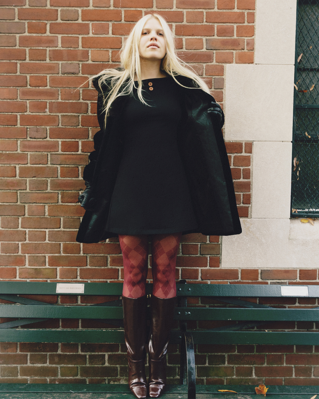 3/4 Sleeve Boat Neck Dress