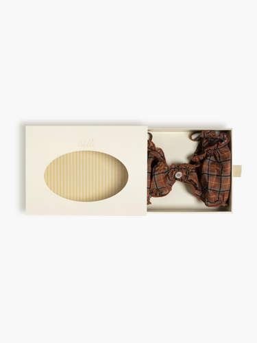 Oddli Oddli Plaid Bralette - ruby plaid