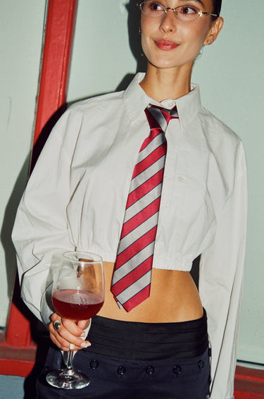 Striped Silk Tie