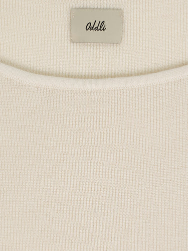 Knit 3/4 Sleeve Boatneck Dress