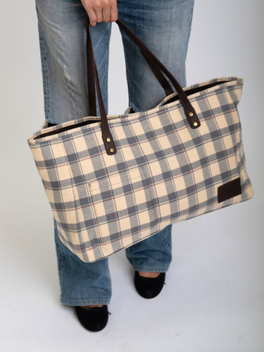 Large Plaid Bag