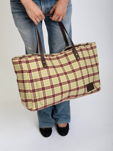 Large Plaid Bag