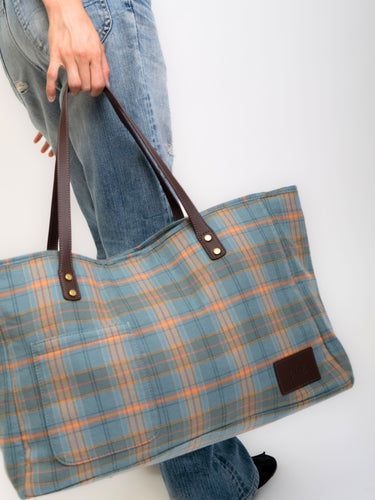 Large Plaid Bag