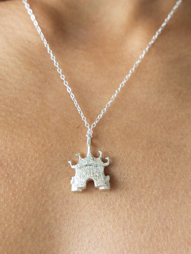 Oddli The Oddli Castle Necklace - sterling silver