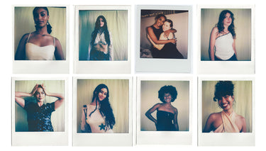 grid of polaroids