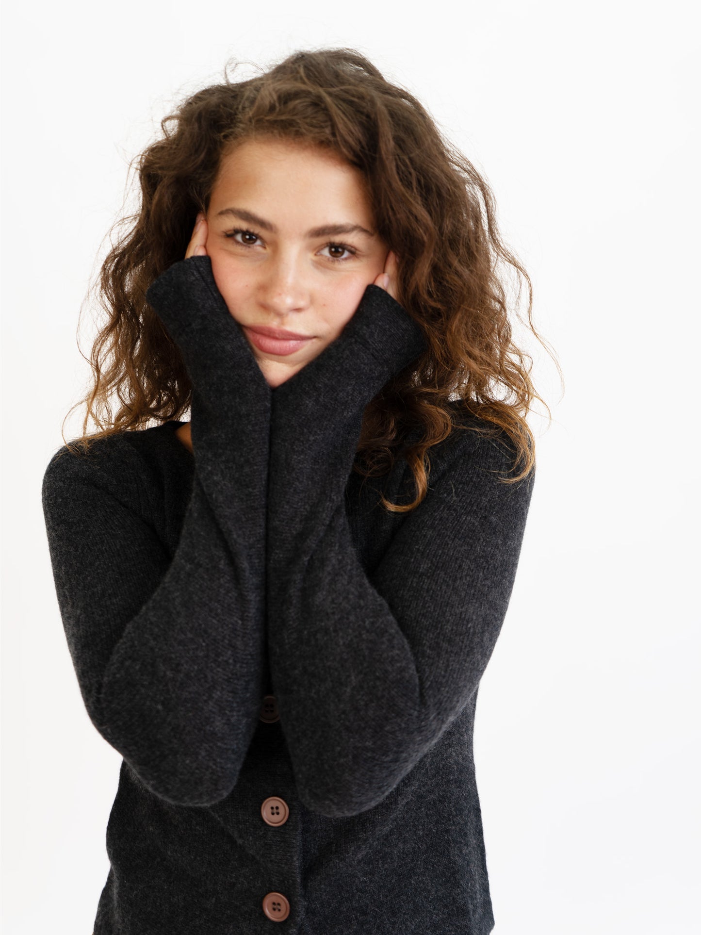 Long Sleeve Cashmere Cardigan