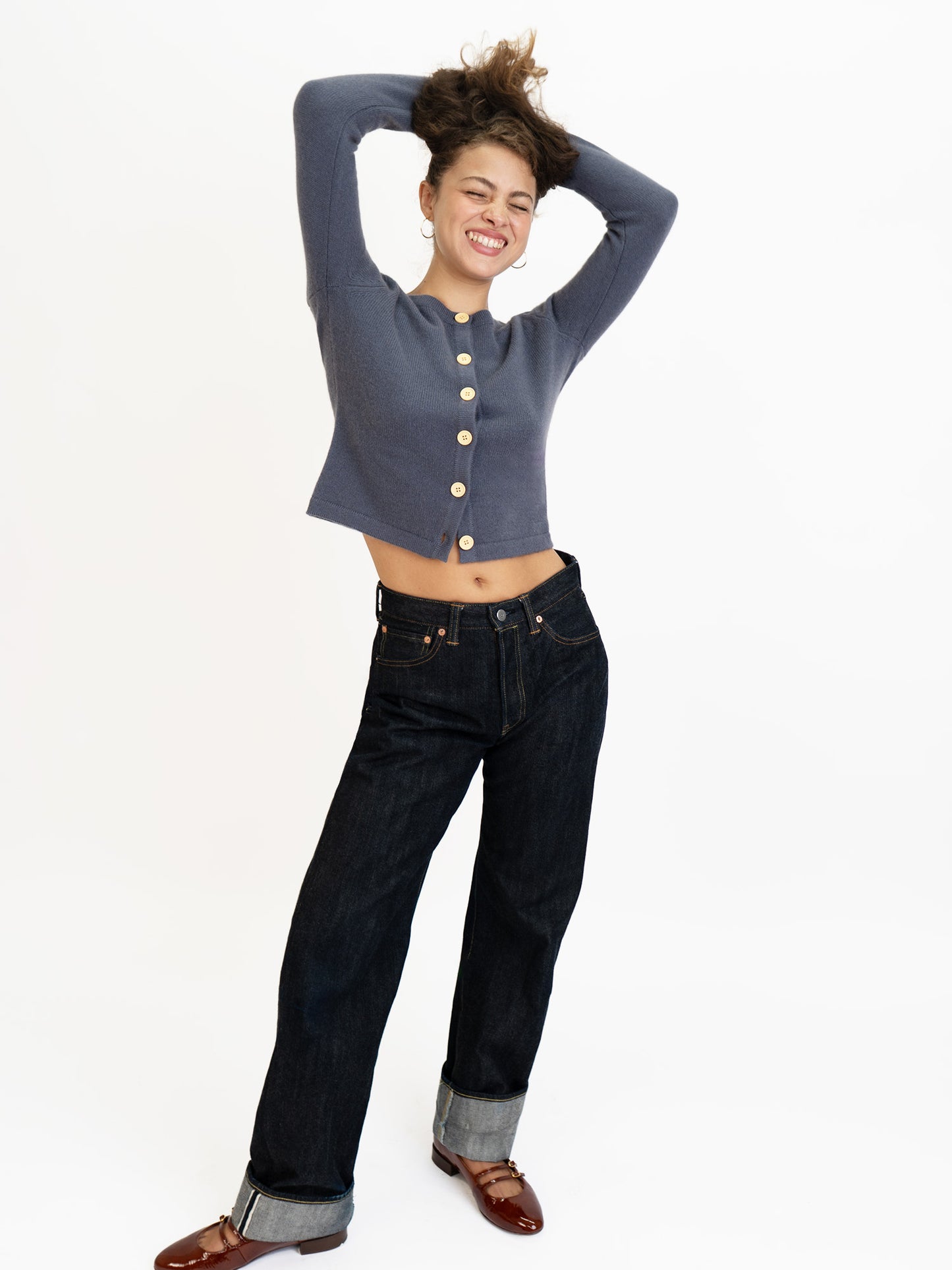 Long Sleeve Cashmere Cardigan