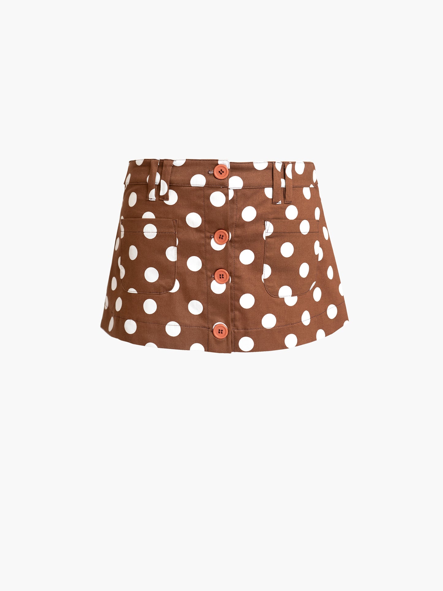 Button Suit Mini Skirt