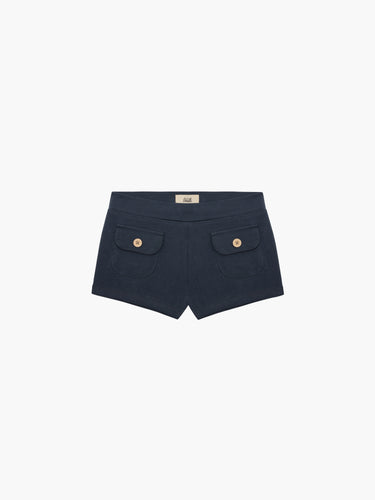 Button Mini Shorts