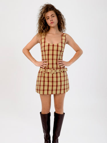 Belted Mini Dress