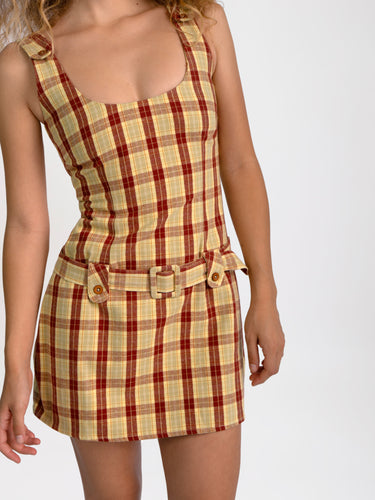 Belted Mini Dress