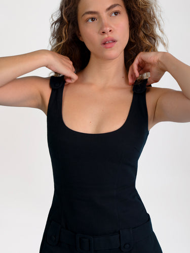 Belted Mini Dress
