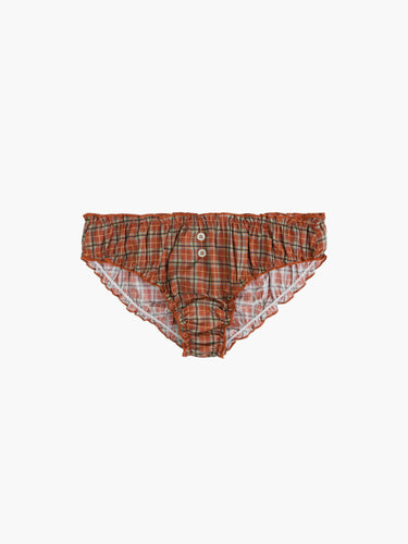 Oddli Oddli Plaid Bloomers - ruby plaid