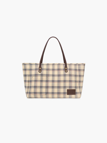 Oddli Large Plaid Bag - florence plaid