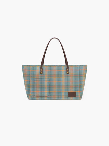 Oddli Large Plaid Bag - monroe plaid