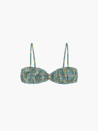 Oddli Oddli Plaid Bralette - monroe plaid
