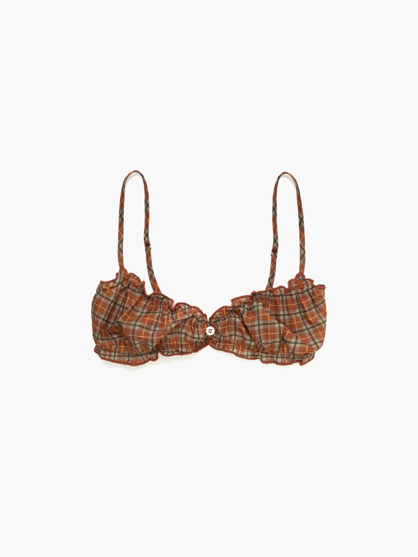 Oddli Plaid Bralette