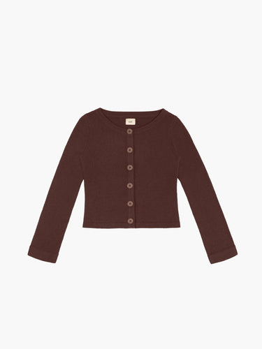 Oddli Long Sleeve Cashmere Cardigan - brown