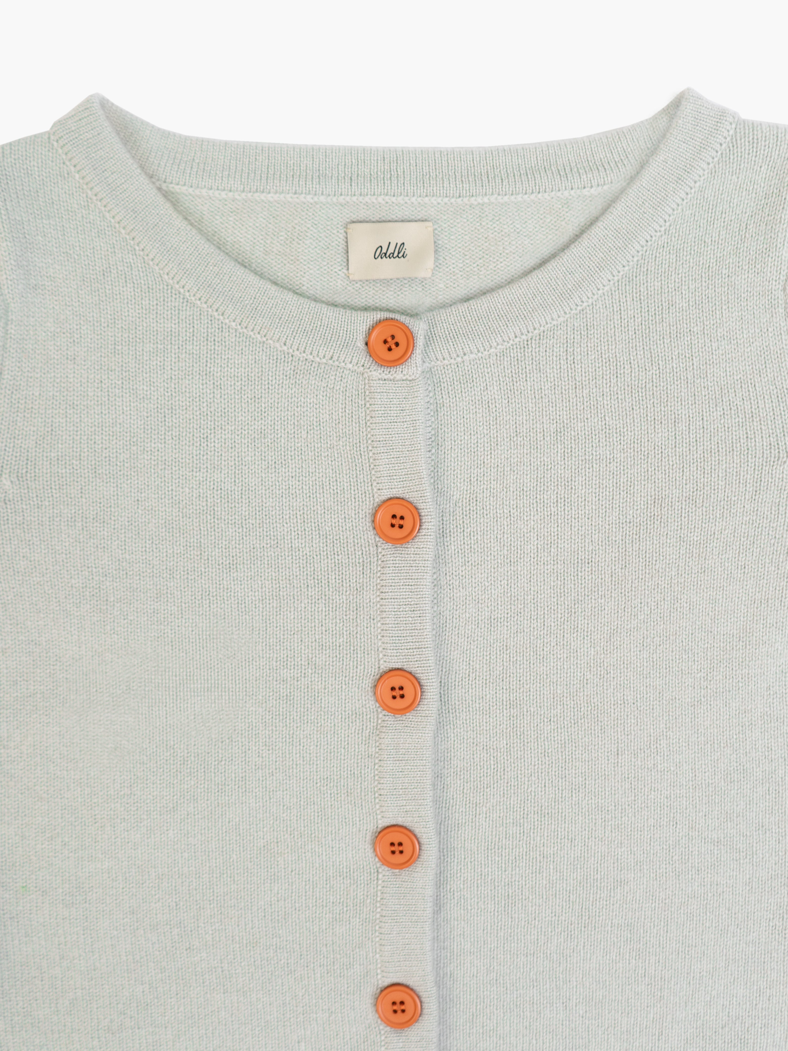 Oddli Club 3/4 Sleeve Cashmere Cardigan – ODDLI INC.