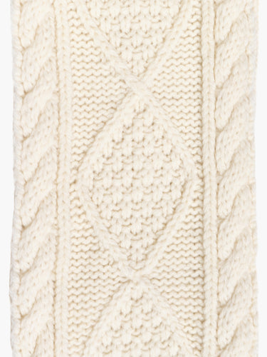 Cable Knit Skinny Scarf