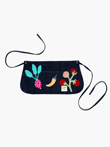 Oddli Sophie’s Denim Half Apron - denim half apron