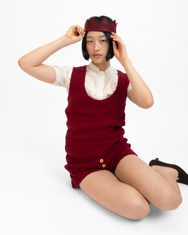 Cable Knit Vest
