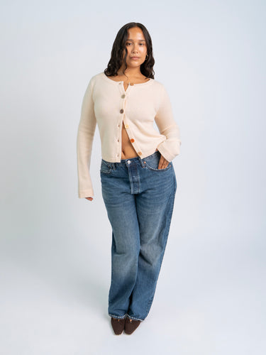 Long Sleeve Cashmere Cardigan