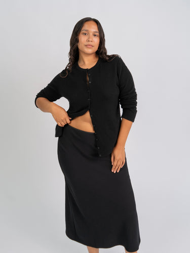 Oddli Everyday Cardigan - black