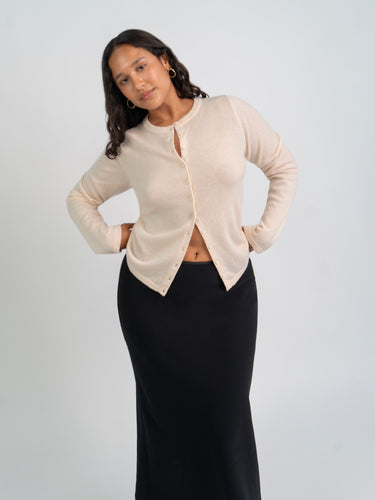 Oddli Everyday Cardigan - cream
