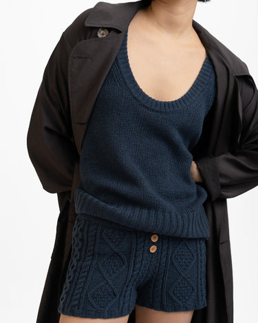 Cable Knit Vest