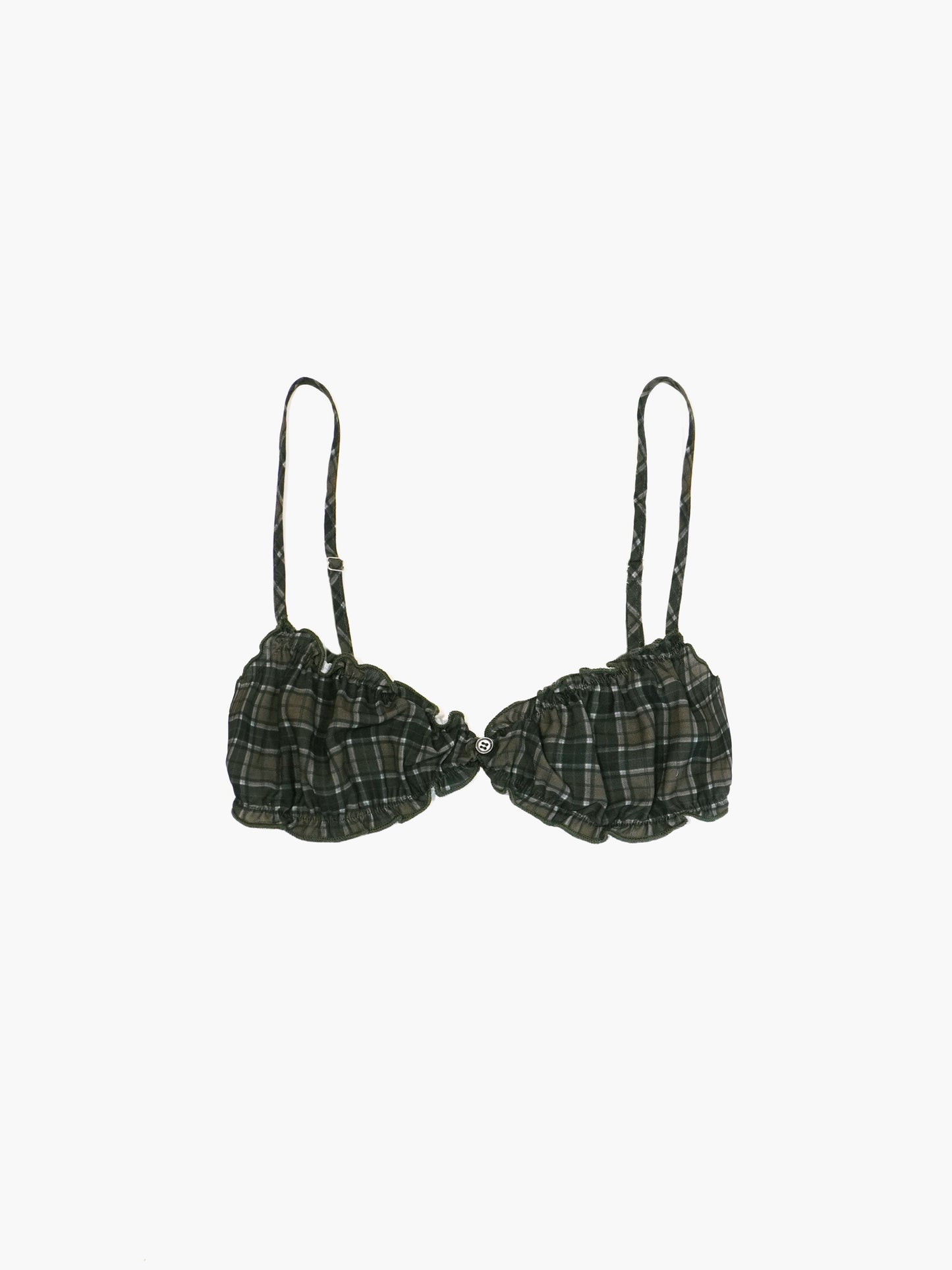 Oddli Plaid Bralette