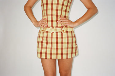 Belted Mini Dress