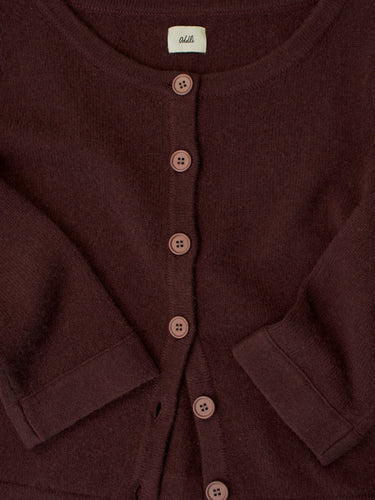 3/4 Sleeve Cashmere Cardigan