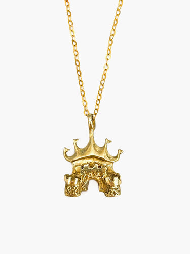 Oddli The Oddli Castle Necklace - bronze