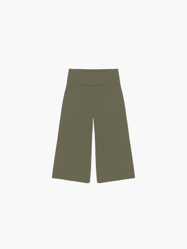 Oddli Cropped Gaucho - green