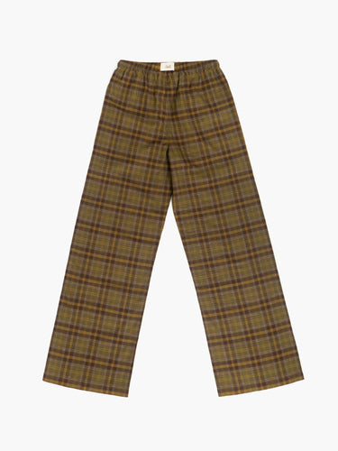Green Plaid Pants