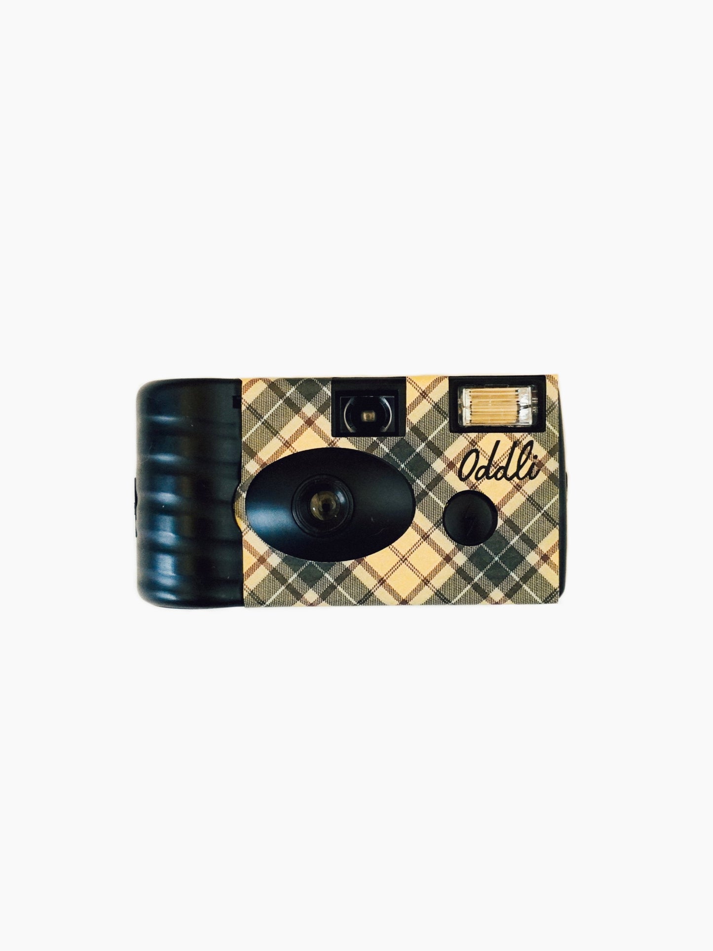 Oddli Plaid Disposable Camera