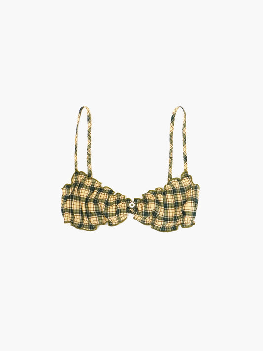 Oddli Plaid Bralette