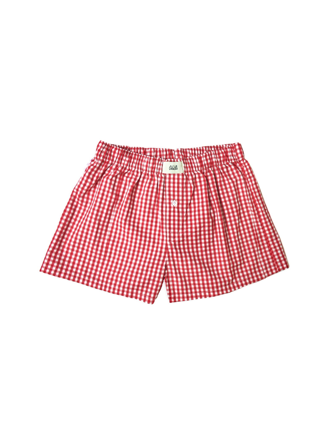 Oddli Club Red Gingham Boxers