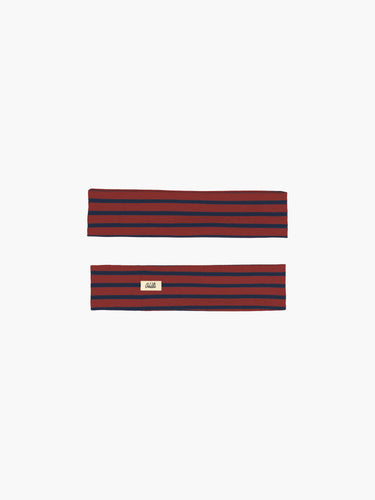 Oddli Oddli Headband - navy and red stripe