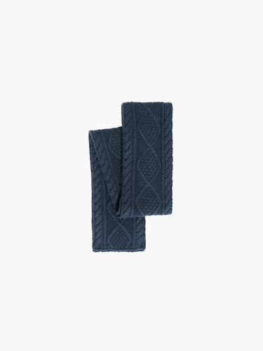 Cable Knit Skinny Scarf
