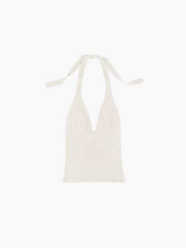 Oddli Halter Top - cream